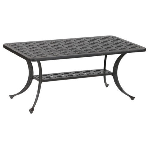 Outdoor Coffee Table, Dark Lava Bronze