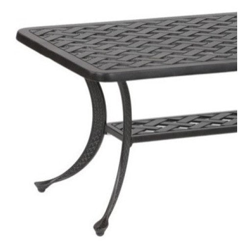 Outdoor Coffee Table, Dark Lava Bronze