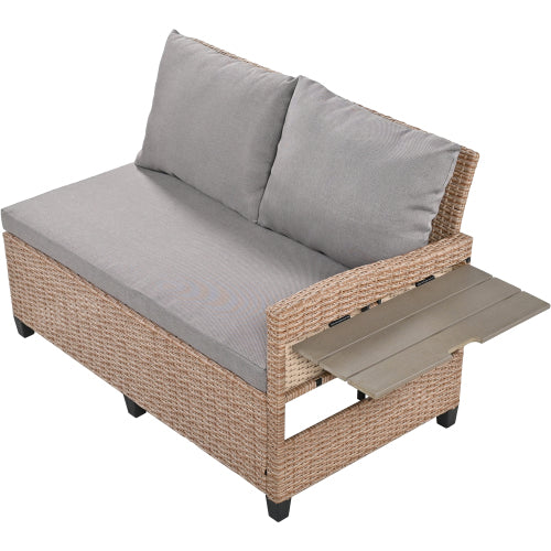 5-Piece Outdoor Patio Rattan Sofa Set