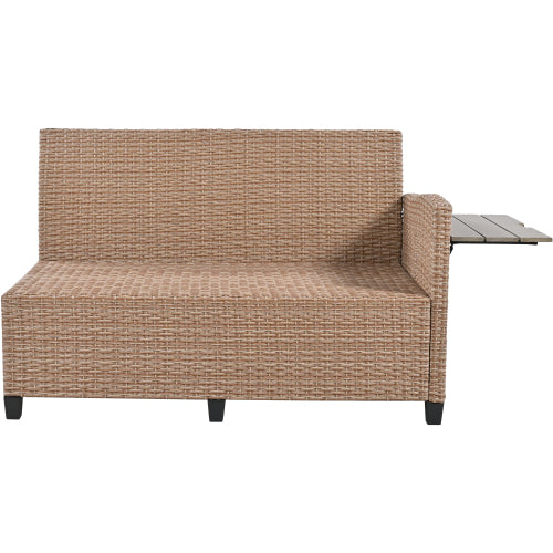 5-Piece Outdoor Patio Rattan Sofa Set