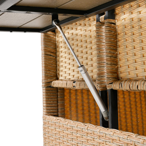 5-Piece Outdoor Patio Rattan Sofa Set