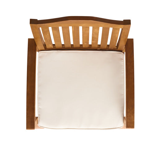 Acacia Wood Outdoor Dining Armchair