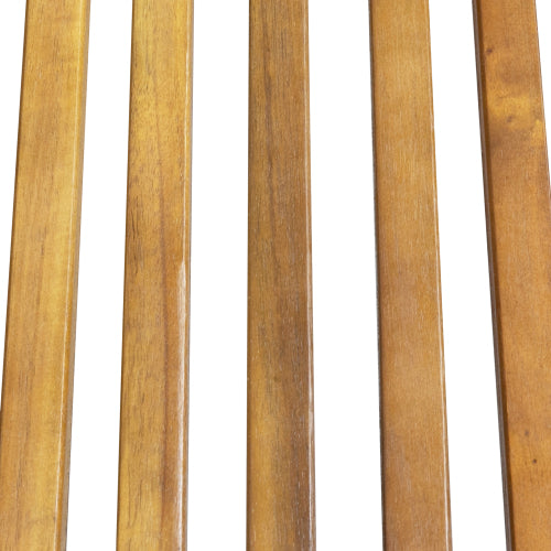 Teak Finish Chaise Lounge