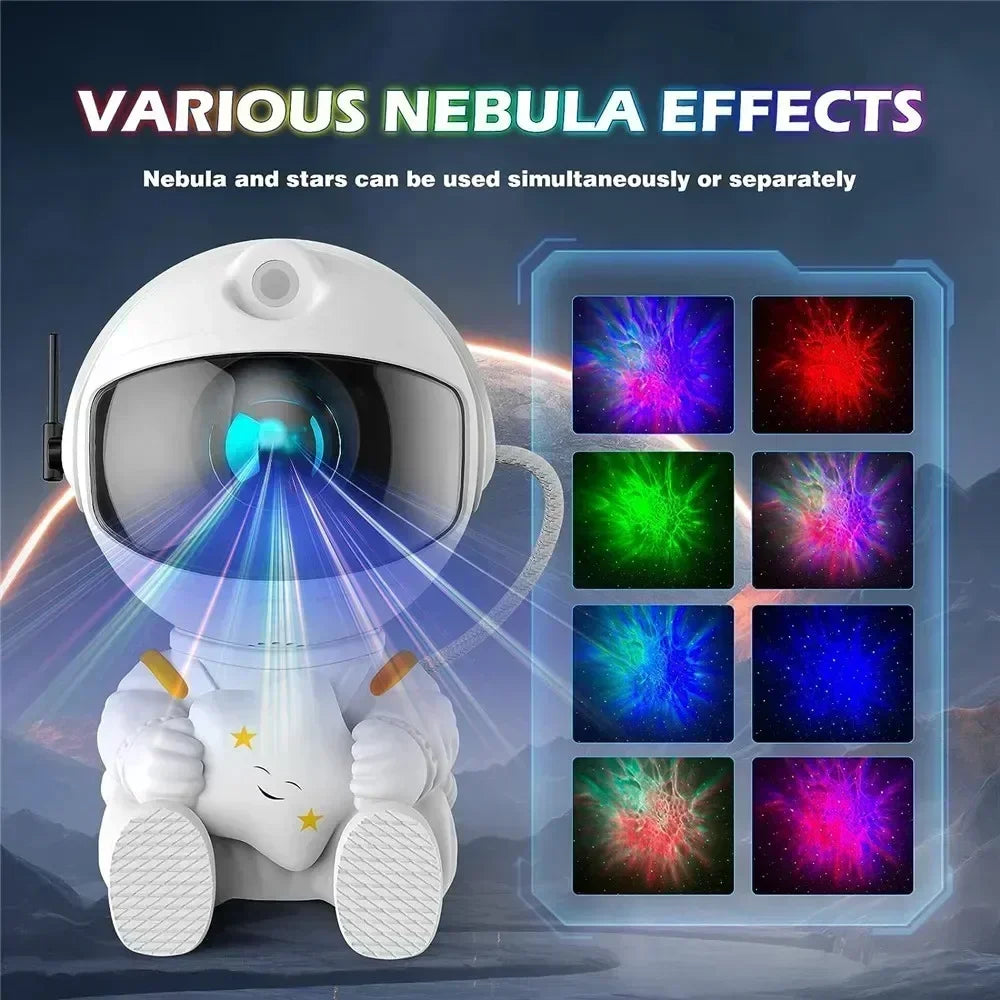 Star Projector Galaxy Night Light Astronaut Space Projector