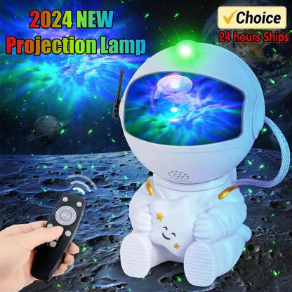 Star Projector Galaxy Night Light Astronaut Space Projector