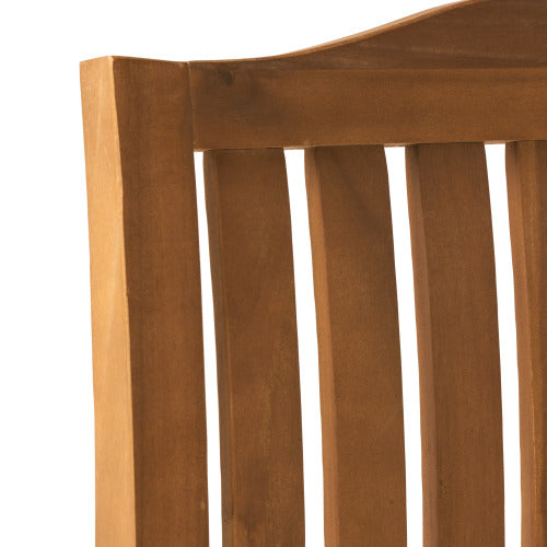 Acacia Wood Outdoor Dining Armchair