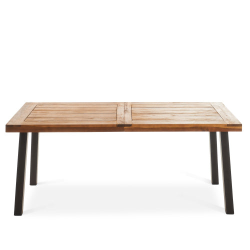Teak Finish Dining Table